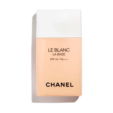 chanel le blanc la base|chanel le blanc foam.